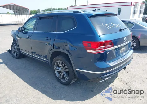 2019 Volkswagen Atlas 3.6L V6 Sel R-Line from USA, damaged, VIN 1V2RR2CAXKC600831